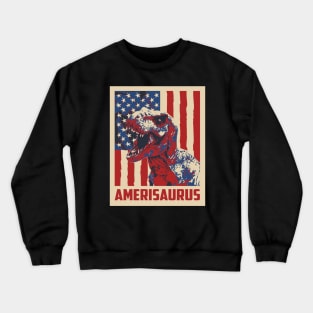 Amerisaurus 4th Of July Crewneck Sweatshirt